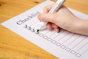Veranstalter Checkliste